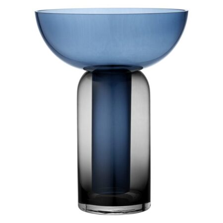 AYTM TORUS Vase H: 33 cm - Black/Navy