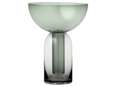 AYTM, TORUS, vase, grøn, H:19,5 cm