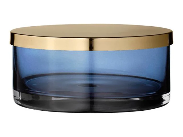 AYTM, TOTA krukke, navy,Ø:15,6 cm AYTM, TOTA krukke, navy,Ø:15,6 cm