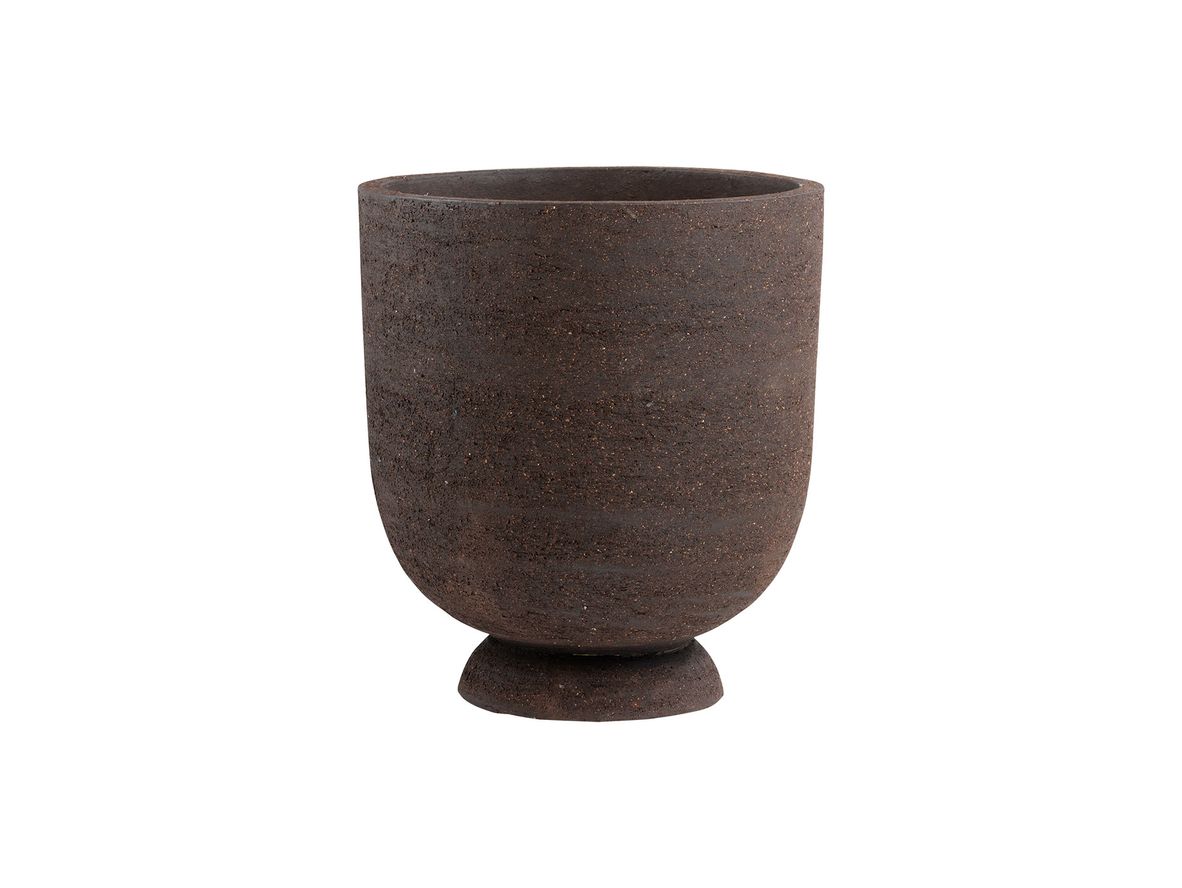 AYTM - Terra Flowerpot & Vase - Vase - L - Java Brown - Ø40 x H45 cm AYTM - Terra Flowerpot & Vase - Vase - L - Java Brown - Ø40 x H45 cm