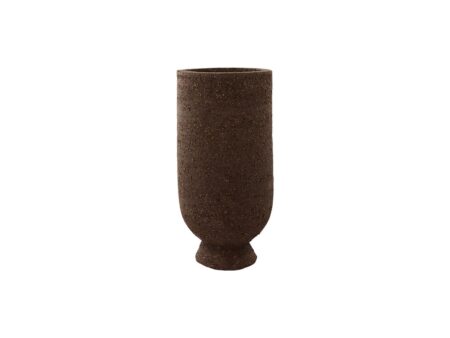 AYTM - Terra Flowerpot & Vase - Vase - M - Java Brown - Ø13 x H27 cm