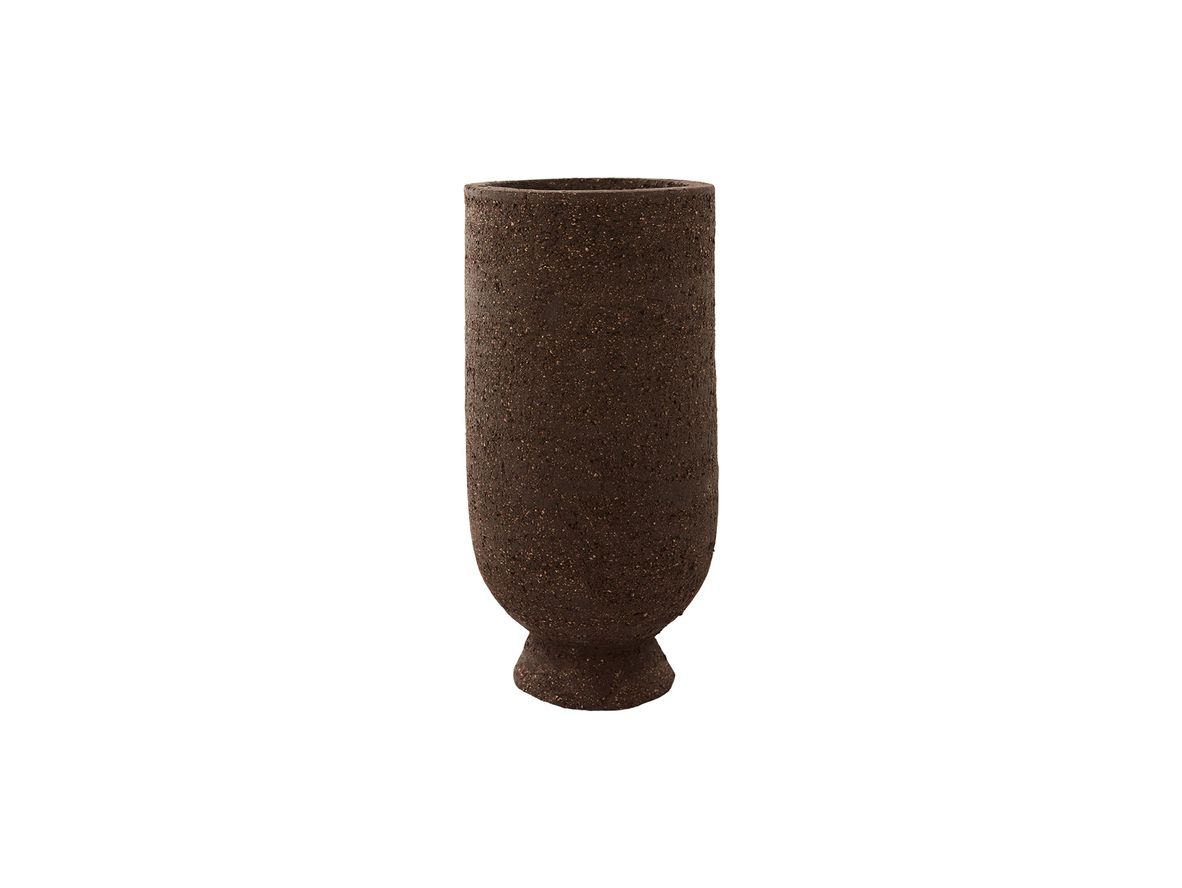 AYTM - Terra Flowerpot & Vase - Vase - M - Java Brown - Ø13 x H27 cm AYTM - Terra Flowerpot & Vase - Vase - M - Java Brown - Ø13 x H27 cm