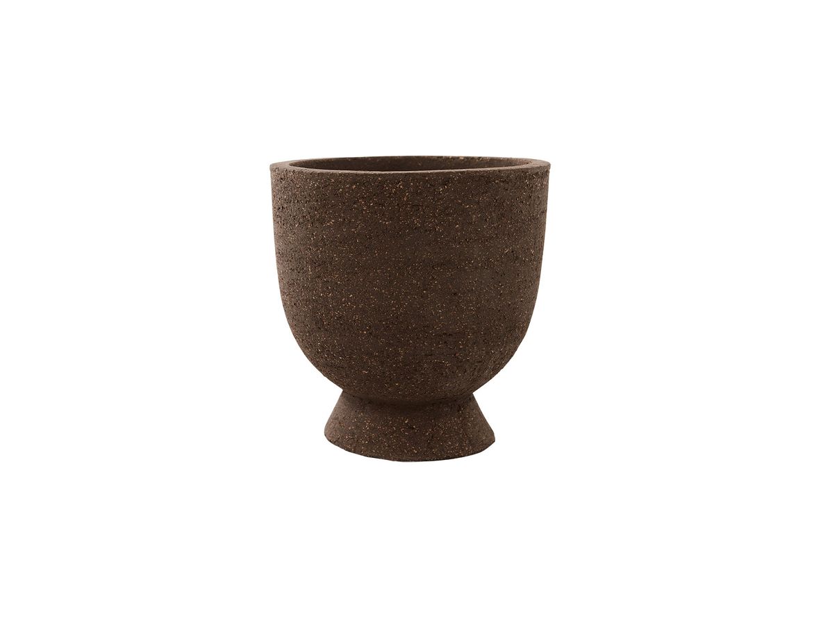 AYTM - Terra Flowerpot & Vase - Vase - S - Java Brown - Ø20 x H20 cm AYTM - Terra Flowerpot & Vase - Vase - S - Java Brown - Ø20 x H20 cm