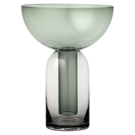 AYTM Torus Vase H: 19,5 cm - Black/Forest OUTLET