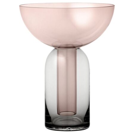 AYTM Torus Vase H: 19,5 cm - Black/Rose OUTLET