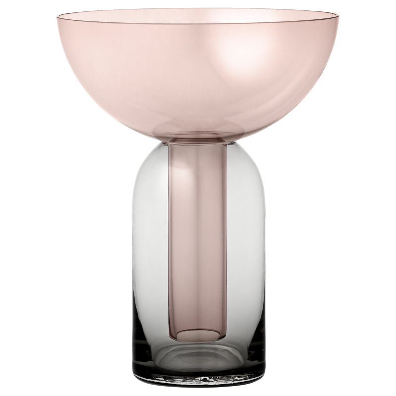 AYTM Torus Vase H: 19,5 cm - Black/Rose OUTLET AYTM Torus Vase H: 19,5 cm - Black/Rose OUTLET