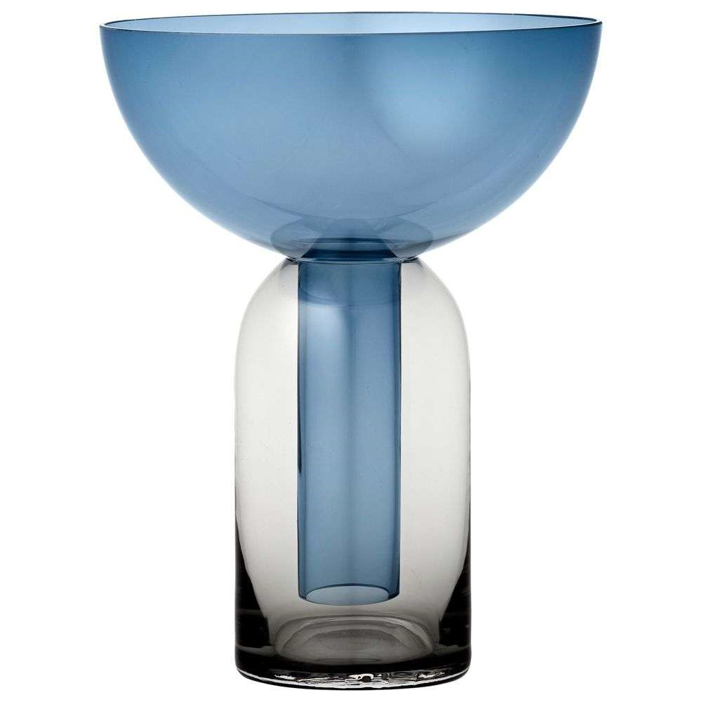 AYTM - Torus Vase Ø15 Black/Navy AYTM - Torus Vase Ø15 Black/Navy