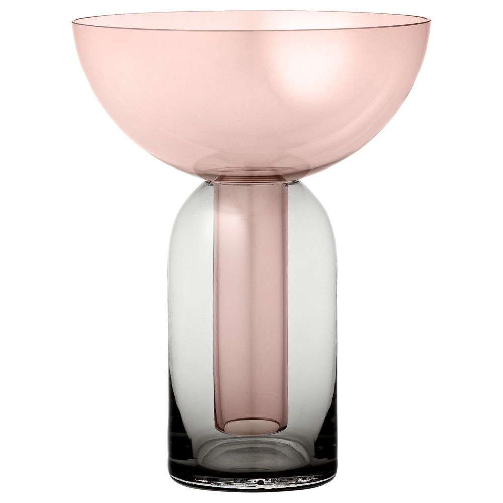 AYTM - Torus Vase Ø15 Sort/Rose AYTM - Torus Vase Ø15 Sort/Rose