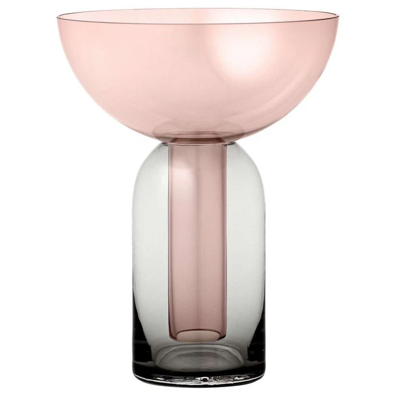 AYTM - Torus Vase Ø15 Sort/Rose AYTM - Torus Vase Ø15 Sort/Rose