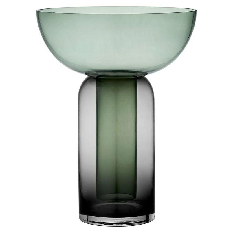 AYTM - Torus Vase Ø25 Sort/Forest AYTM - Torus Vase Ø25 Sort/Forest