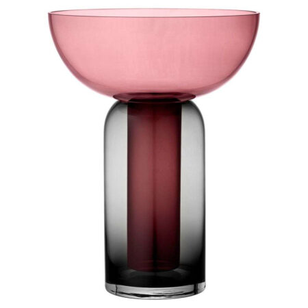 AYTM - Torus Vase Ø25 Sort/Rose