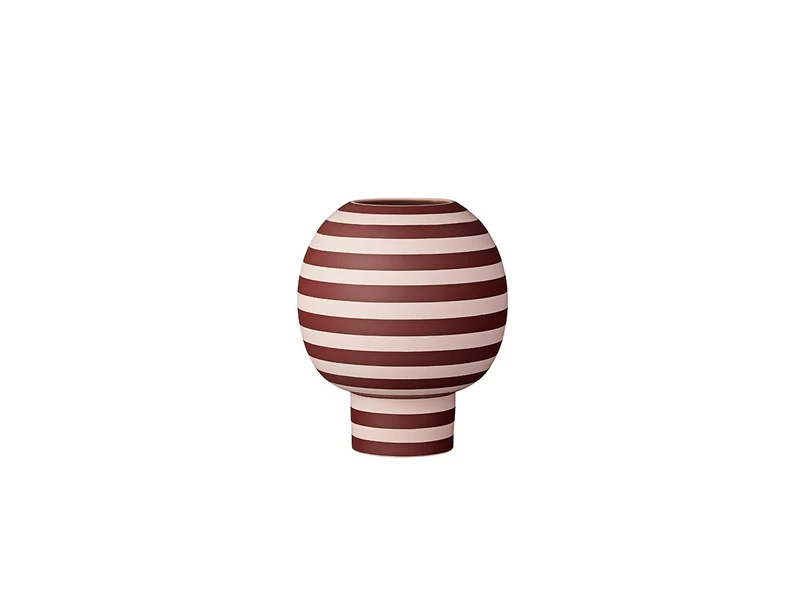 AYTM - Varia Sculptural Vase Rose/Bordeaux AYTM - Varia Sculptural Vase Rose/Bordeaux