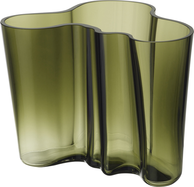 Aalto Vase 16 cm Mosgrøn Aalto Vase 16 cm Mosgrøn