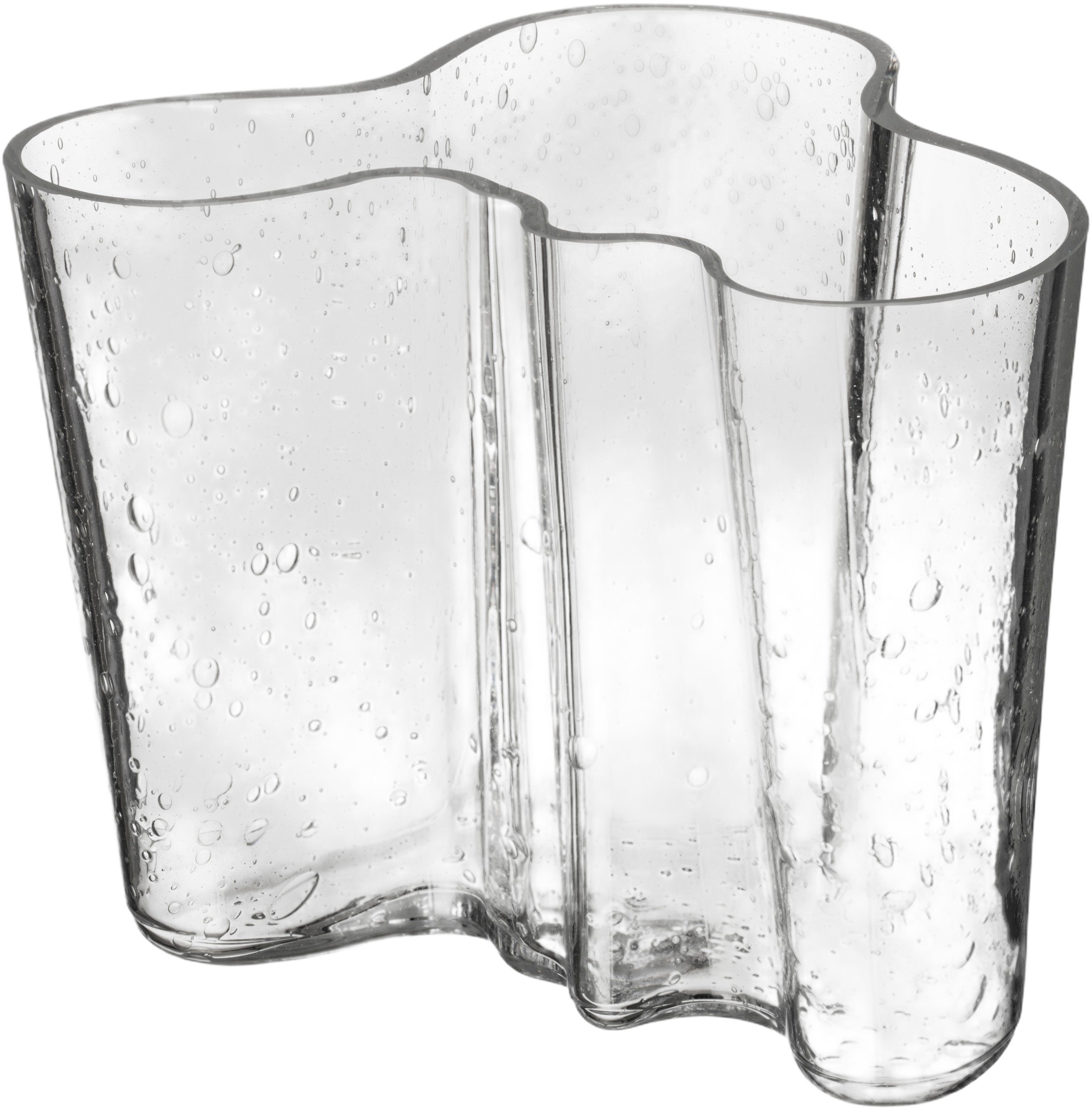 Aalto Vase 160mm Bobleglas Klar Aalto Vase 160mm Bobleglas Klar