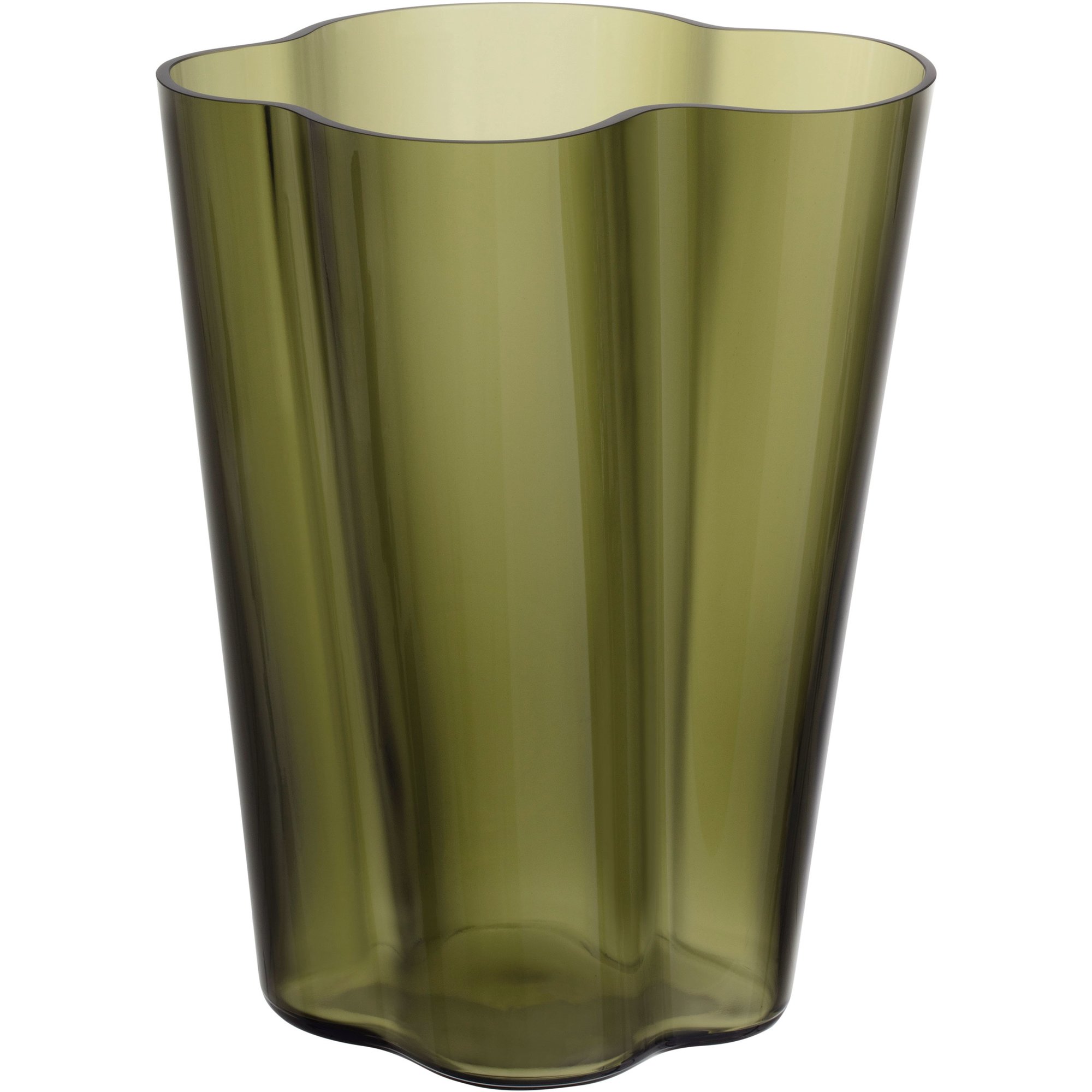 Aalto Vase 27cm, Mosgrøn Aalto Vase 27cm, Mosgrøn
