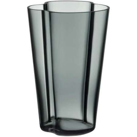 Aalto vase, 22 cm., mørk grå