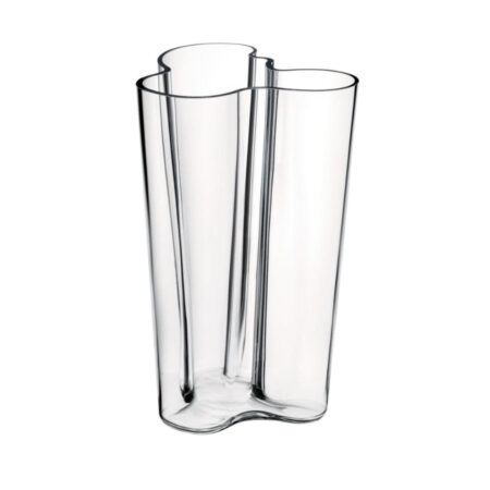 Aalto vase, klar - H25 cm
