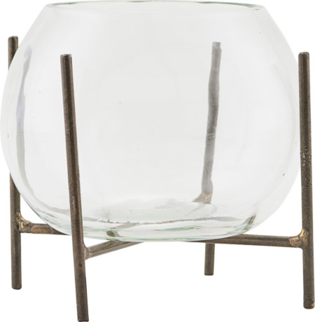 Ada, Vase, glas, H8x11 cm