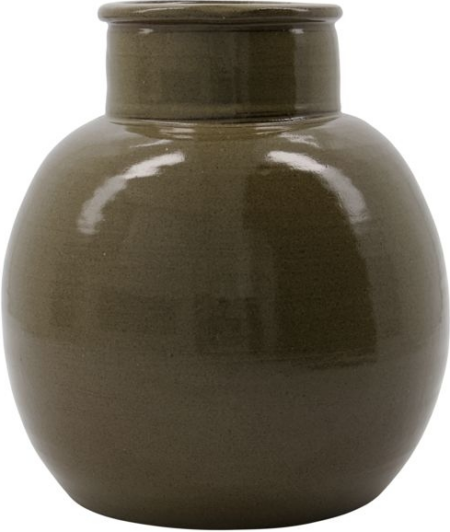 Aju, Vase, grøn, H21x21 cm