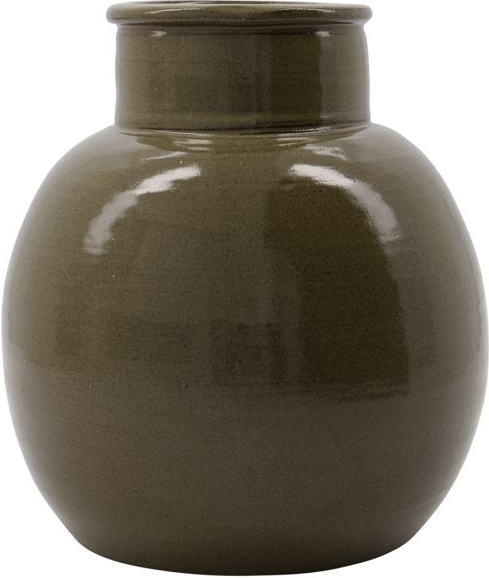 Aju, Vase, grøn, H21x21 cm Aju, Vase, grøn, H21x21 cm