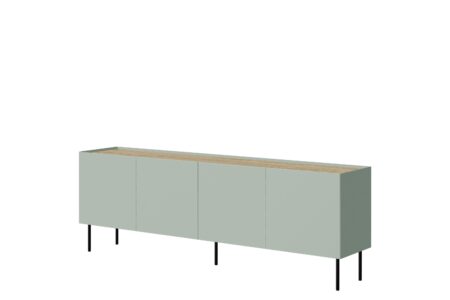 Akie Kommode 200 cm - Grøn