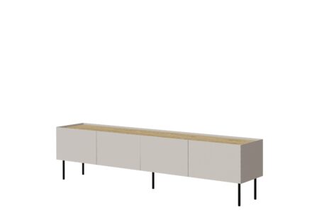 Akie TV-bænk 200 cm - Beige