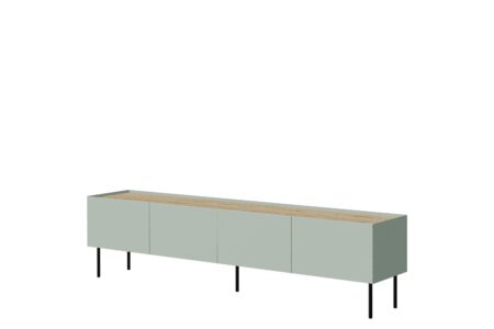 Akie TV-bænk 200 cm - Grøn
