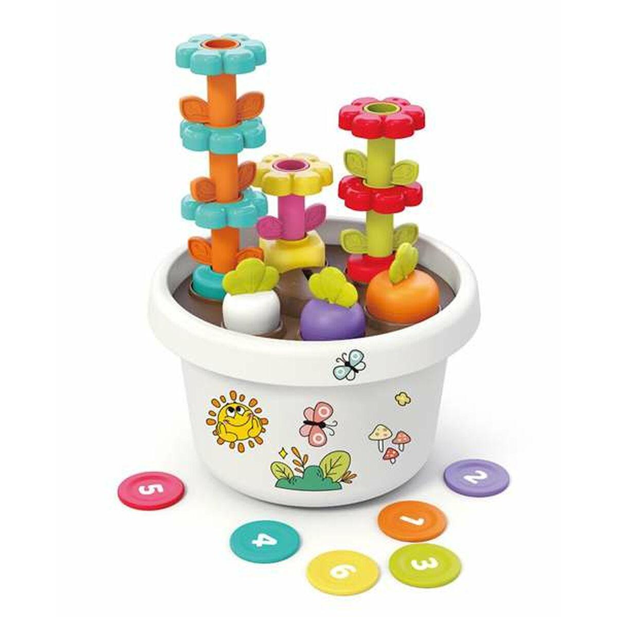 Aktivitetslegetøj til baby - Explore Potted Plant, multifarvet 18 × 18 × 12 cm Aktivitetslegetøj til baby - Explore Potted Plant, multifarvet 18 × 18 × 12 cm
