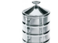 Alessi CB03, Krukke, Rund, 1,14 L, Rustfrit stål, Aluminium, Rustfrit stål, 110 mm