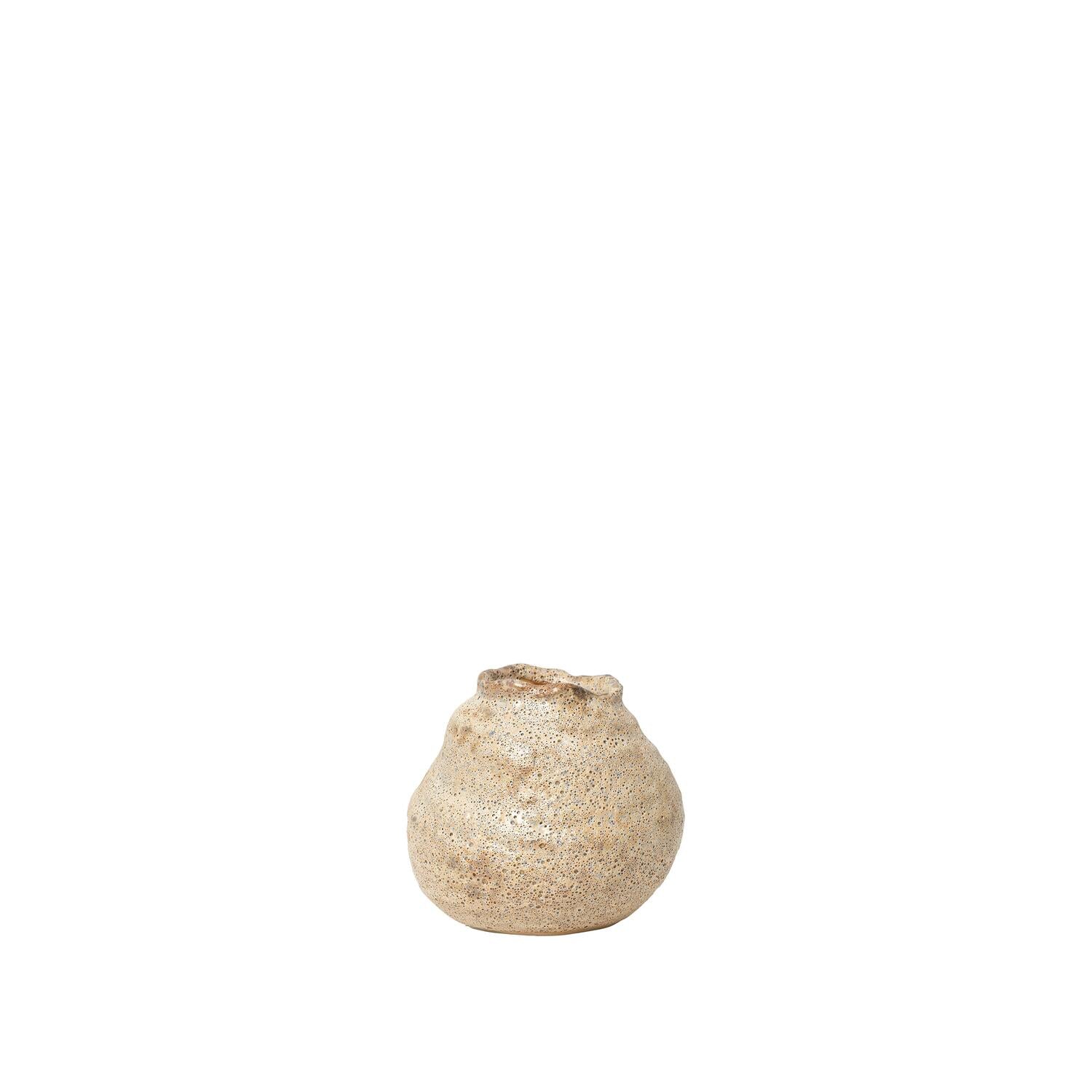 Alma Vase, H10 cm - Sand Alma Vase, H10 cm - Sand