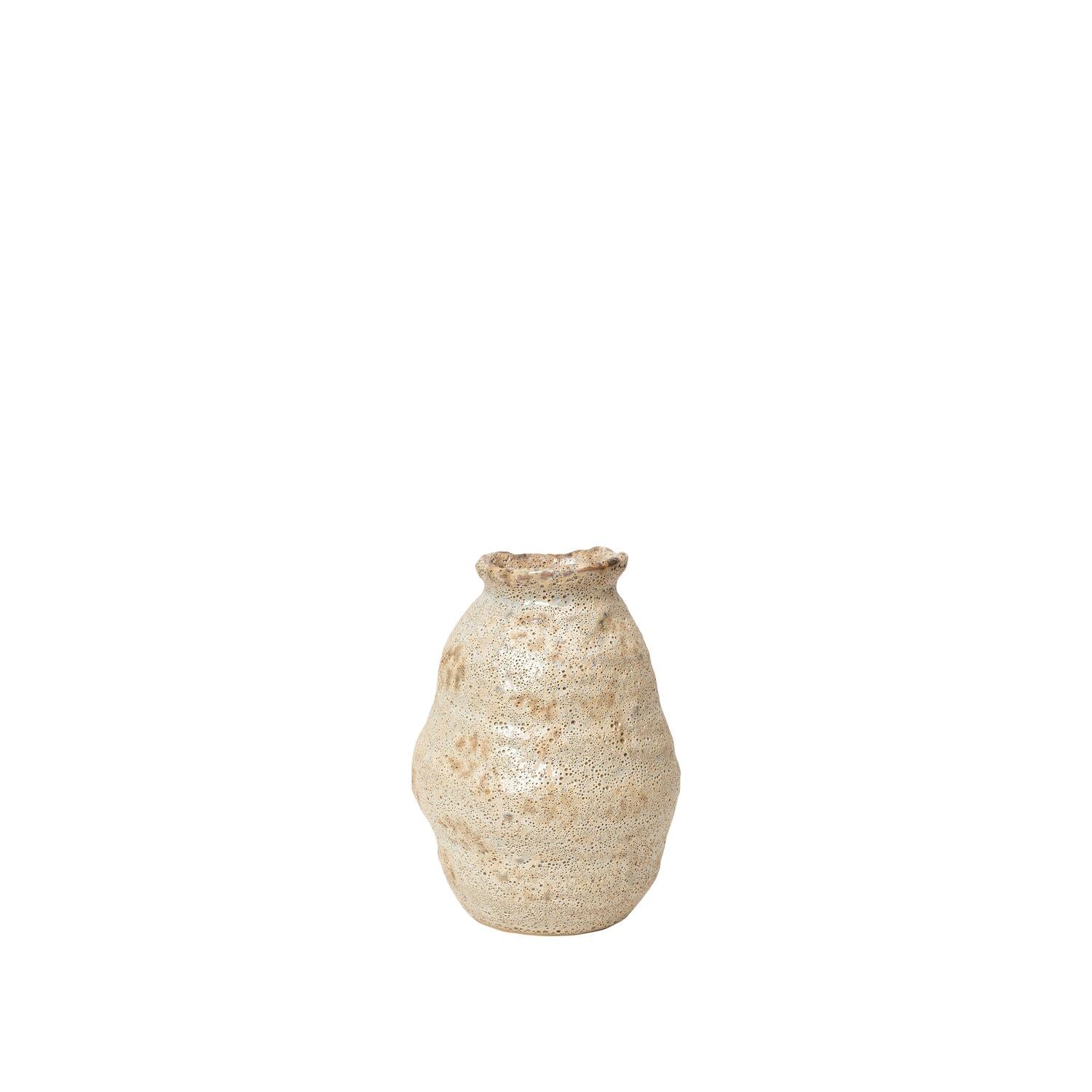 Alma Vase, H16 cm - Sand Alma Vase, H16 cm - Sand