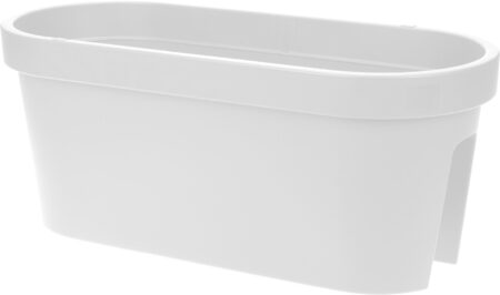 Altankasse, Bridge 60x28x25cm, hvid plast