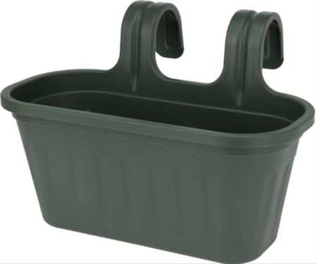 Altankasse, hængende, Grøn, Længde: 38 cm