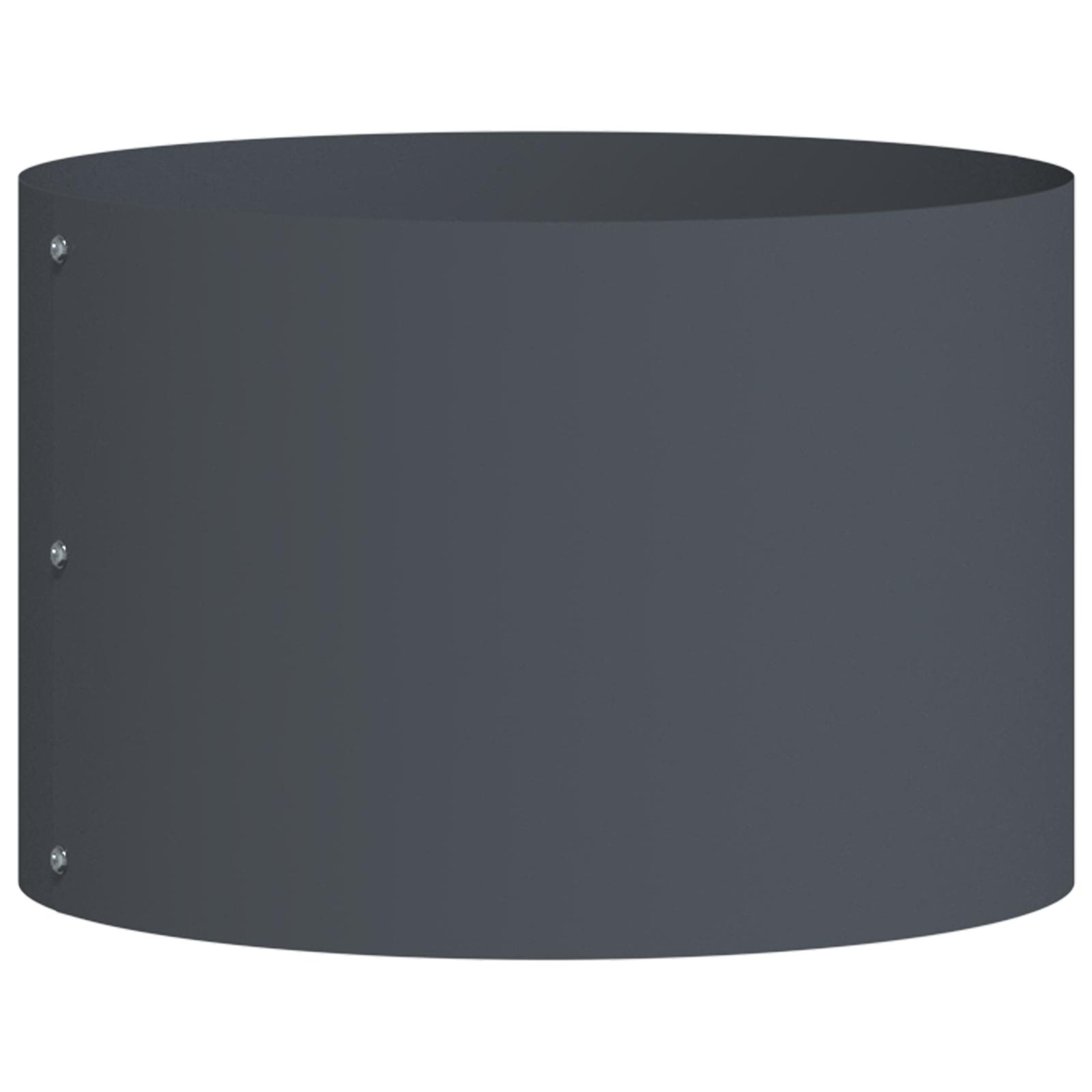 Antracit Metal Potte Antracit Metal Medium Dekorative Indlæg Antracit Metal Potte Antracit Metal Medium Dekorative Indlæg