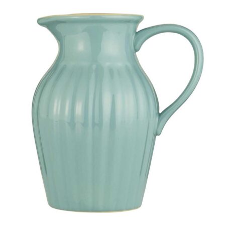 Aquablå vattenkanna / vas 1,7 liter mynte