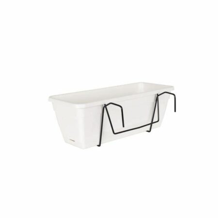 Artevasi urtepotte med vandreserve - hvid 49 × 19,5 × 16,6 cm
