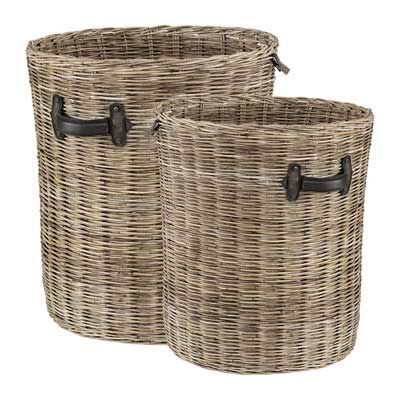Artwood, Rund Kurv 2-pak Grey Lacak Artwood