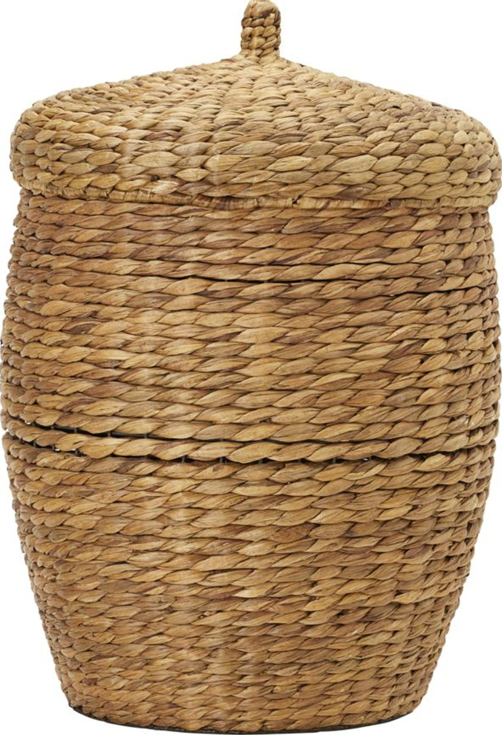 Aske, Kurv med låg, natural, H45x60 cm Aske, Kurv med låg, natural, H45x60 cm