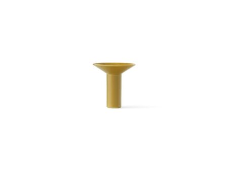 Audo Copenhagen - Hana Vase - Vase - Ochre - H14,5 x Ø14 cm
