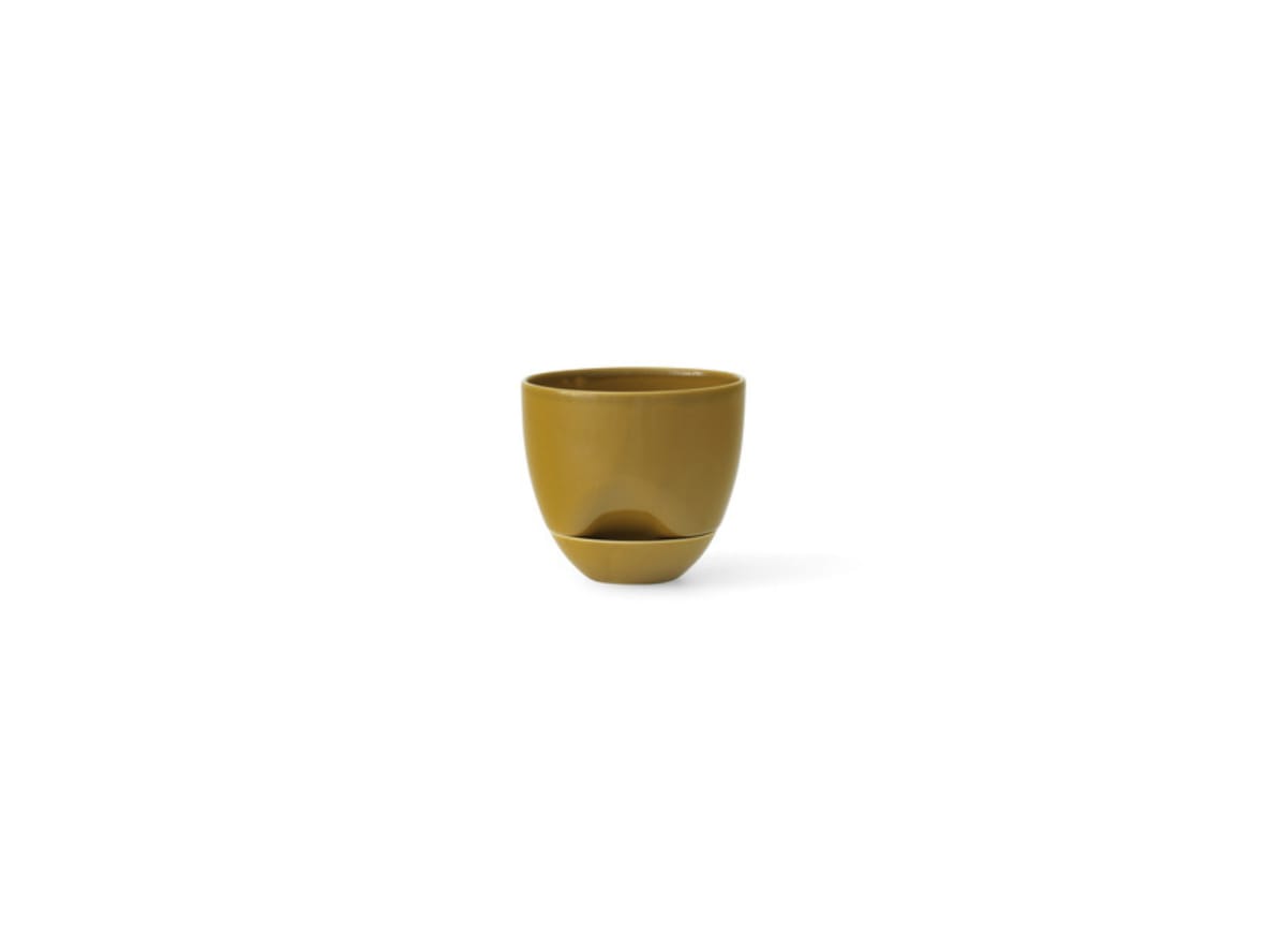 Audo Copenhagen - Hydrous Planter - Krukke - Ochre - Small - H12 x Ø12 cm Audo Copenhagen - Hydrous Planter - Krukke - Ochre - Small - H12 x Ø12 cm