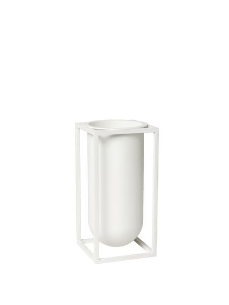 Audo Copenhagen Kubus Lily Vase H: 20 cm - Hvid
