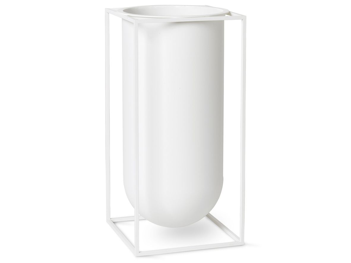 Audo Copenhagen - Kubus Vase - Vase - Nolia White - 20x20x40 cm Audo Copenhagen - Kubus Vase - Vase - Nolia White - 20x20x40 cm