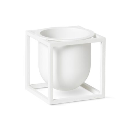 Audo Copenhagen Kubus blomsterkrukke 10 cm Hvid