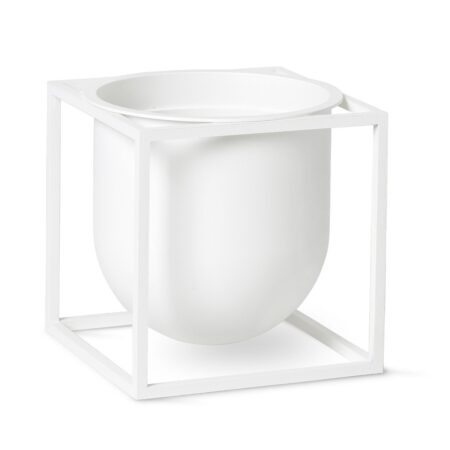 Audo Copenhagen Kubus blomsterkrukke 14 cm Hvid
