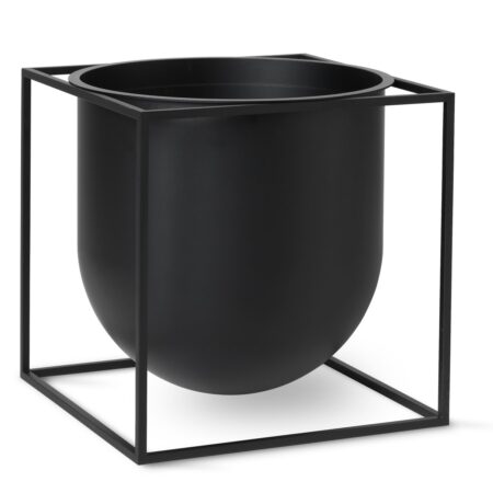 Audo Copenhagen Kubus blomsterkrukke 23 cm Sort