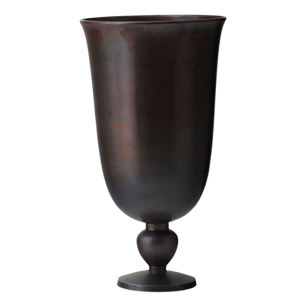 Audo Copenhagen Pavot Vase Ø: 16,4 cm - Mørkebrun Audo Copenhagen Pavot Vase Ø: 16,4 cm - Mørkebrun
