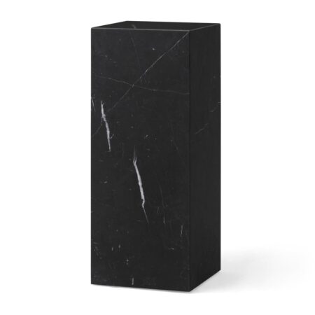 Audo Copenhagen Plinth Pedestal piedestal Nero Marquina