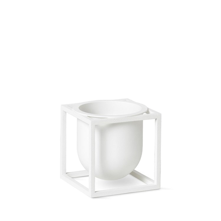 Audo Kubus Flowerpot 10 - Hvid Audo Kubus Flowerpot 10 - Hvid