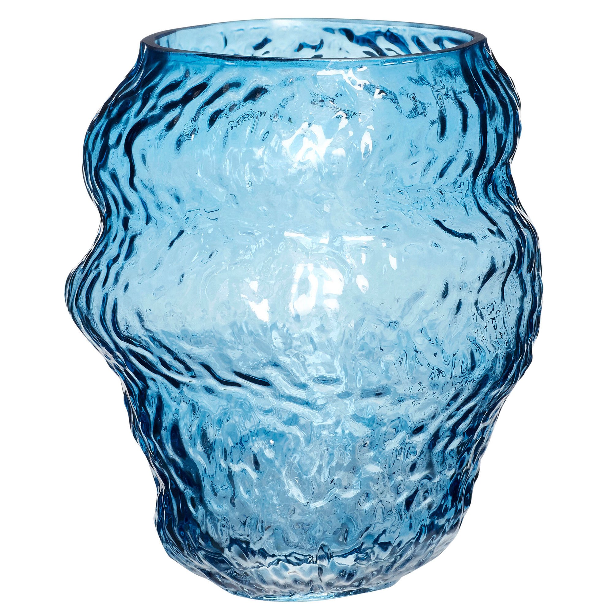Aurora vase 18 cm, blå Aurora vase 18 cm, blå