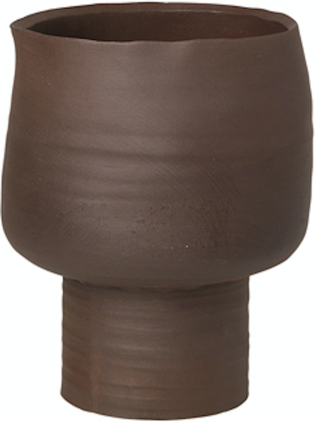 Axil, Urtepotte, rød, H12,5x17 cm, stentøj Axil, Urtepotte, rød, H12,5x17 cm, stentøj